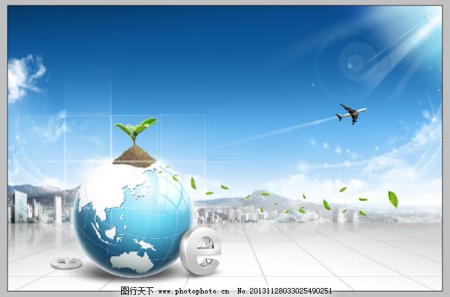 科技智能藍(lán)色地球環(huán)保