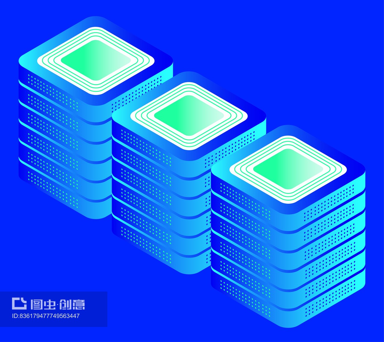 凈化器服務器插畫素材