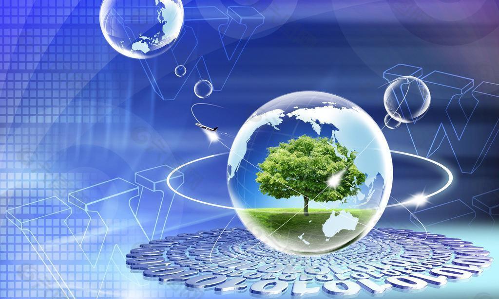 科技感海報素材圖片