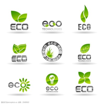 綠色環(huán)保圖標